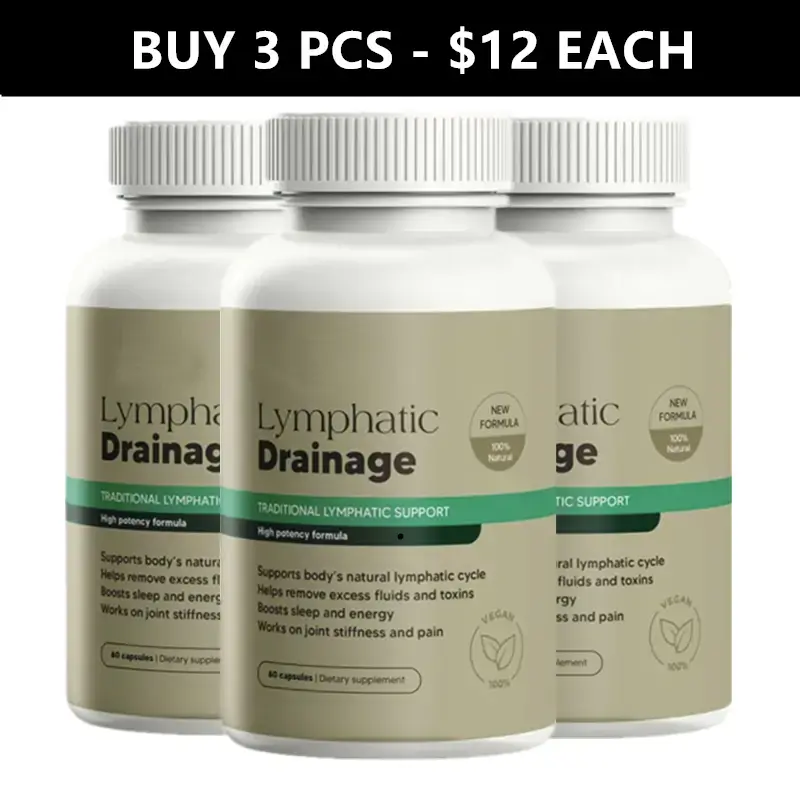 Sculptique Lymphatic Drainage Capsules - Supports Body's Natural Lymphatic Cycle Helps Remove Excess Fluids and Toxins | Antioxidant & Detox Binder Supplement | Supports Natural Lymphatic Cycle