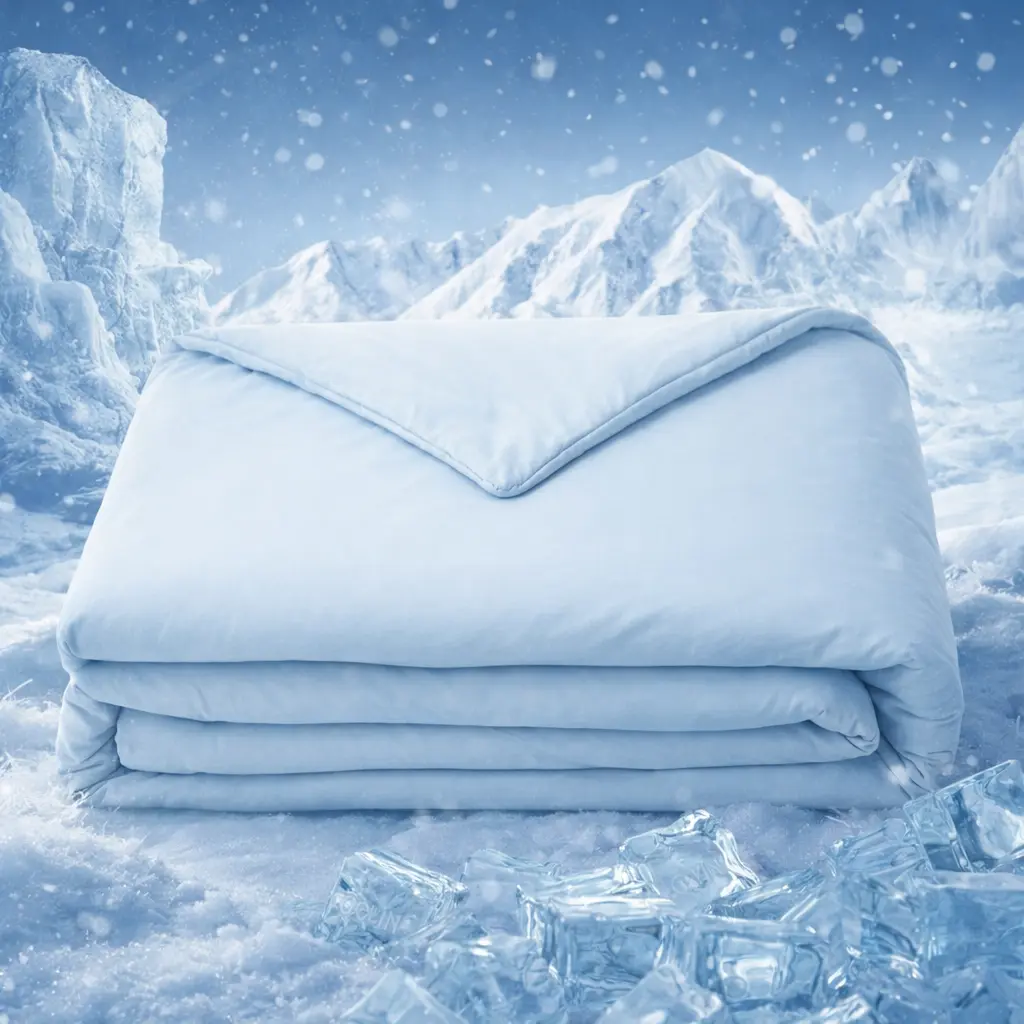 O'Breeze Cooling Comforter -Light Blue, Ultra Soft Cool to the Touch Blanket, Lightweight & Breathable for Hot Sleepers, Summer Must Have，Father's Day Gift