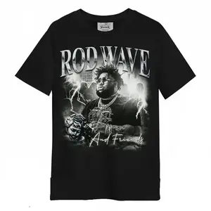 Rod Wave Rap Unisex T-Shirt Black Color