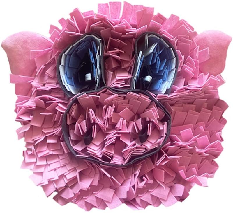Piggy Poo and Crew Pig Face Design Rooting Snuffle Mat with Paper ...