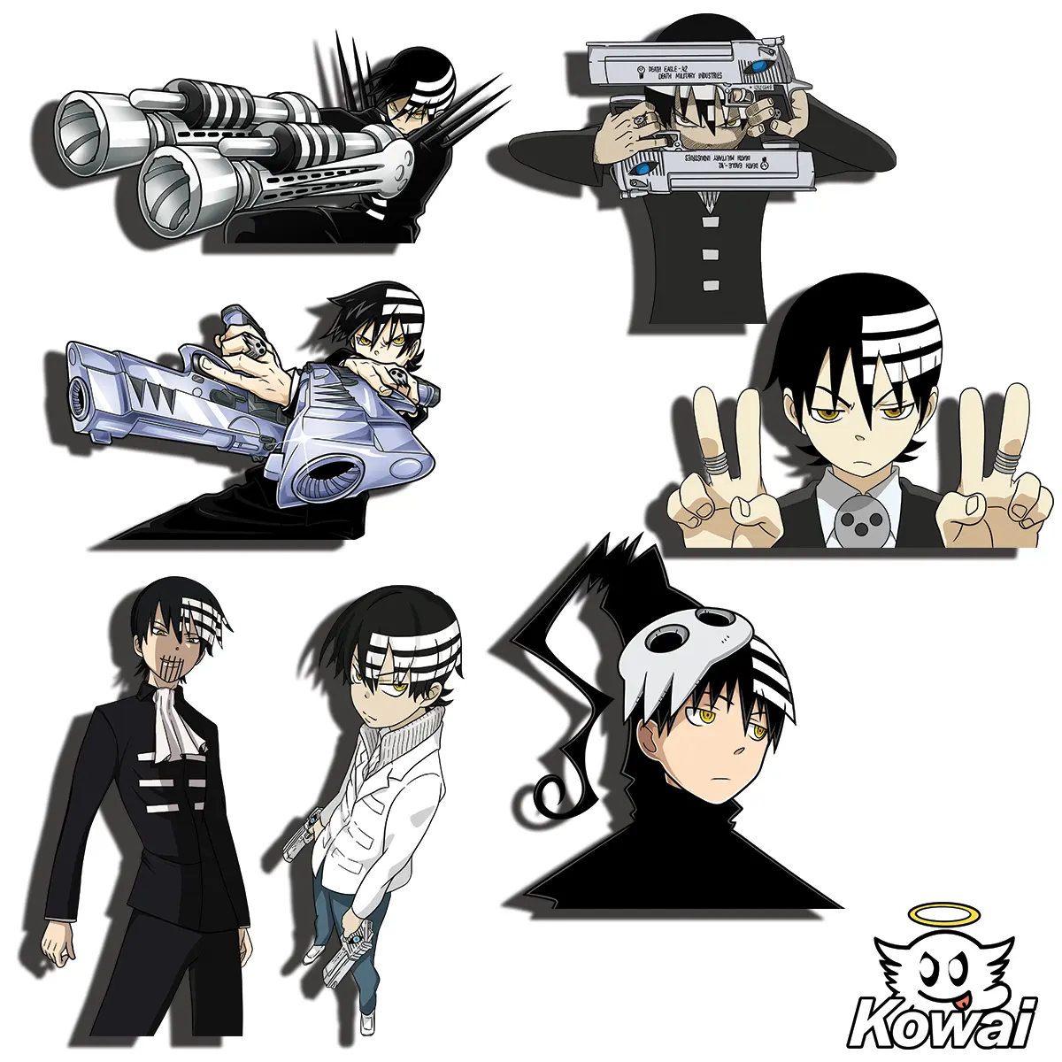 God Ninja Stickers for Car, Laptop flasks etc, Water-proof and UV-resistant, 5 Inches Tall, 4oz weight