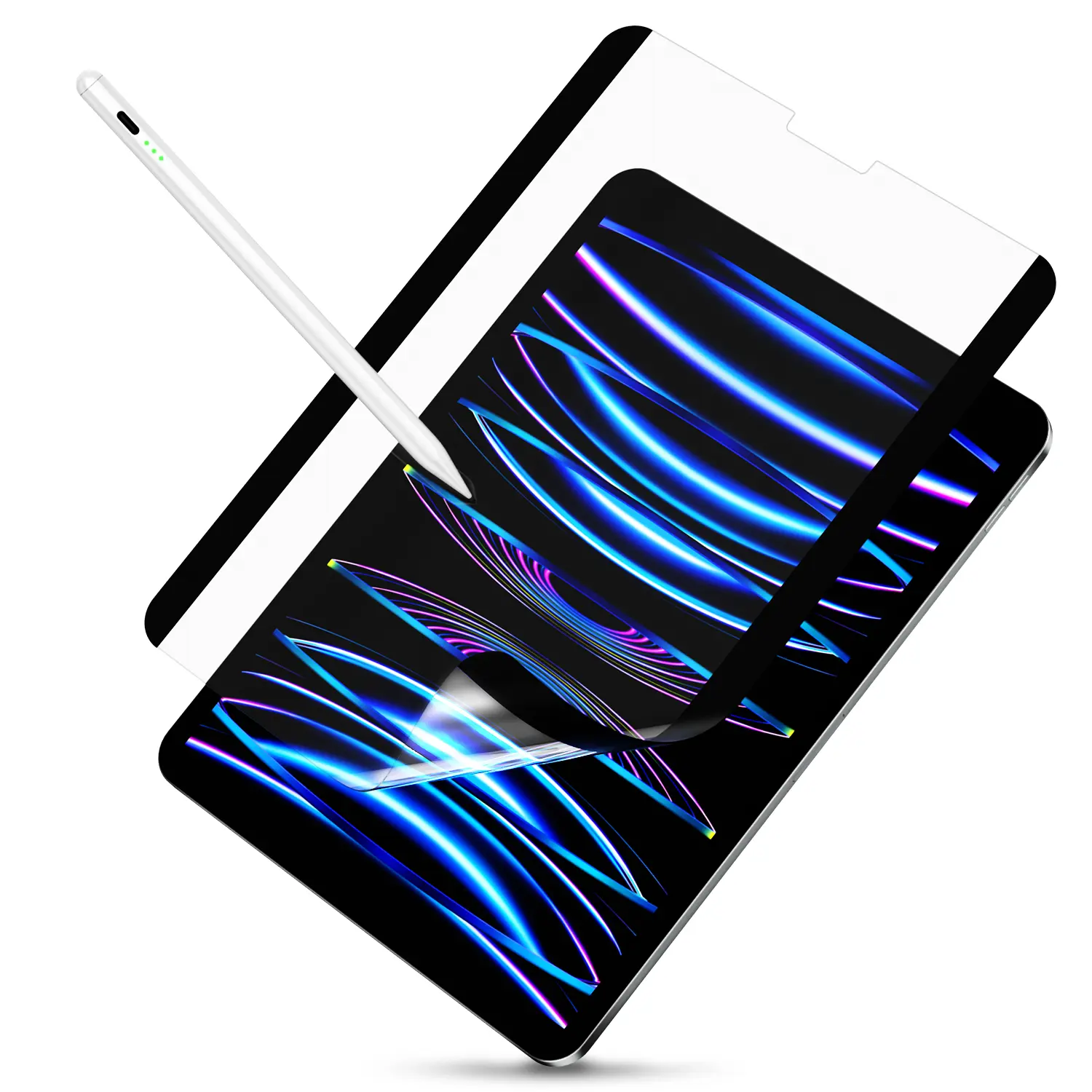 Ultra-Thin Paper-Feel Magnetic Film  iPad 10.5" & 11", High Sensitivity & Nib-Friendly Responsive Protector  Handwriting, Drawing, Gaming & Daily Navigation Applicable to: iPad Pro 10.5", iPad Air 3, iPad Pro 11", All Users. Computer Screen