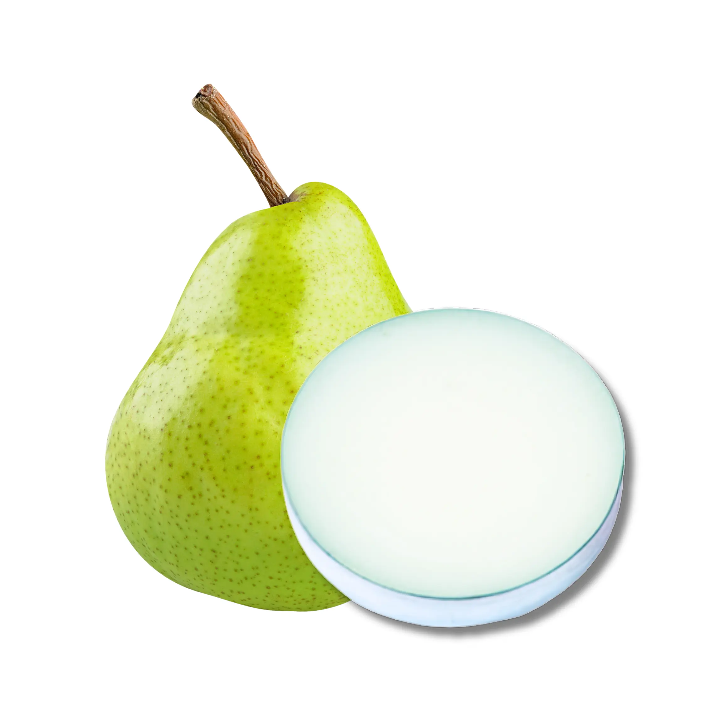 Pear - Solid Fragrance Pod - Aroma Freshener - Scented Fruit - Green Color - Ideal for Fragrance Use
