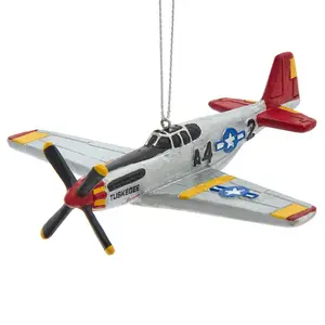 Tuskegee Airmen Red Tails Christmas Ornament