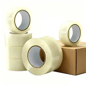 Transparent Packaging Tape, 6 Rolls, 110m X 48mm, Durable and Versatile, Ideal for Shipping and Storage Solutions, Multi-Purpose Packing Material