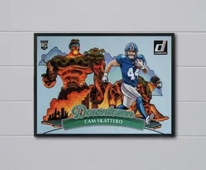 Donruss Cam Skattebo Rookie Horizontal Downtown 12x17 Poster New York Giants