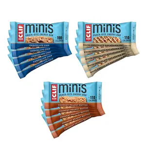 BAR Minis Variety Made with Organic Oats 45g Protein NonGMO Plant Based SnackSize Energy Bars 0.99 oz.(30 Count)