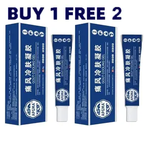 [Buy 1 Get 2 Free] Herbal Cooling Gel for Gout, Natrually Strong Care Specific Cold Skin Compress Health Care Gel， Pain Relief, Moisturizers Comfort