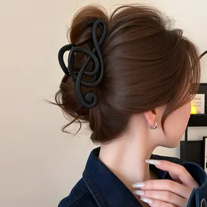 Treble Clef Music Note Hair Claw Clips for Women, Large Acetate Hair Clips, Strong Hold Hair Claws for Thick Hair, Unique Music Lover Hair Accessories for Daily & Updo Hairstyles