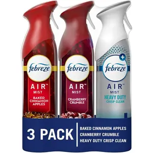 Pack  3 Air Freshener Apple Cider Cranberry Tart Heavy Duty Crisp Clean 8.8 oz Each