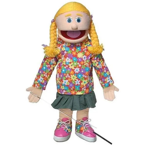 Cindy, Girl Puppet, Peach Skin (25")