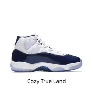 Classic white and deep navy two-tone retro high-top kicks, ideal for clean casual streetwear all year round