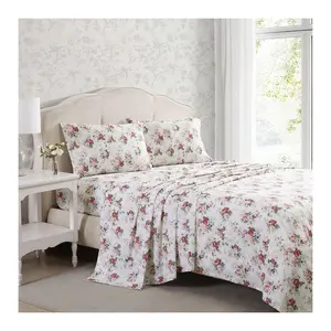 Laura Ashley Ashfield Pink King Sheet Set