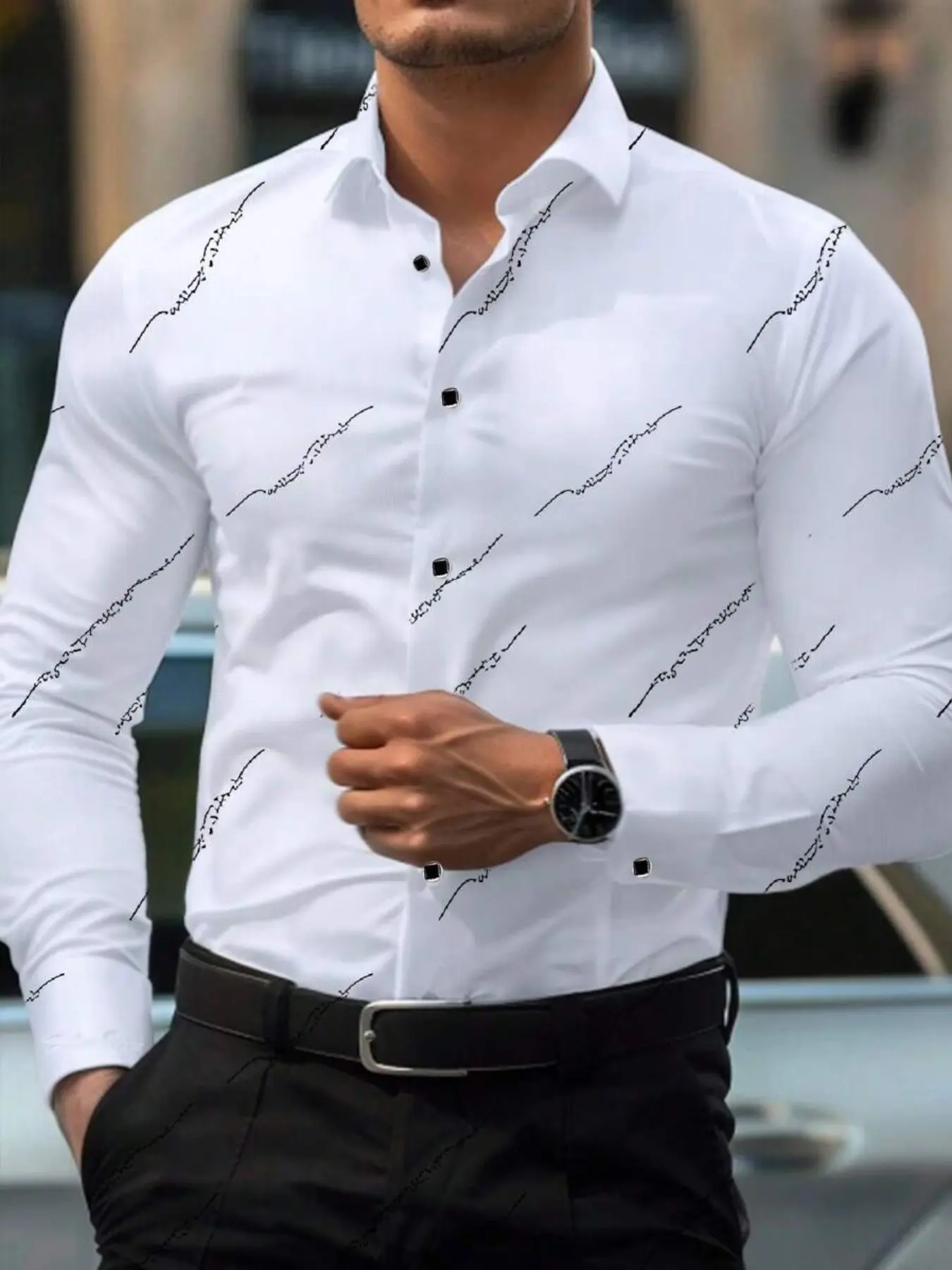 Men's Long Sleeve Classic Formal Collared Fitted Shirt, Wrinkle-Free Stretch Fabric, Solid Color Button-Up, Office Wear, Business Dress Shirts, Comfortable Casual Men's Shirt Top Cs6872 - TikTok Shop Men's Long Sleeve Classic Formal Collared Fitted Shirt, Wrinkle-Free Stretch Fabric, Solid Color Button-Up, Office Wear, Business Dress Shirts, Comfortable Casual Men's Shirt Top Cs6872 - TikTok Shop