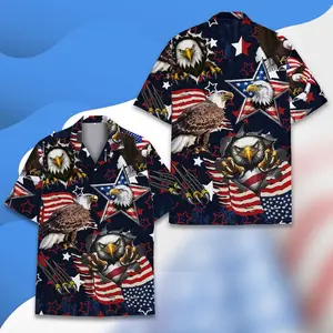 [NEW] America Independence Day Hawaiian Shirt Men Women Youth, Patriotic 4th of July Shirt, USA Flag Shirt,  Celebration Shirt for American day