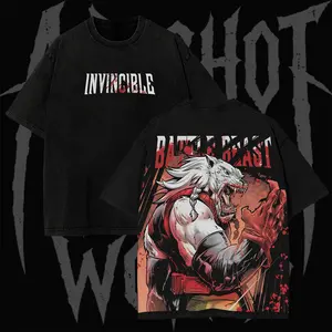 Retro 2000s Comic Invincible Battle Beast Graphic Shirt – Premium Cotton Vintage Animated Style Washed T-Shirt Sweatshirt Hoodie, Soft Breathable Oversized Streetwear Shirt Unisex, Gift for Him, Gift for Fan, Invincible 2026 Edition Apparel