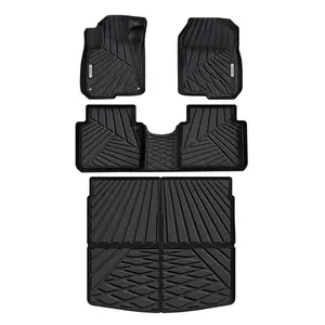 YINTATECH 3D Floor Mats & Cargo Mat for 2017-2022 Honda CR-V TPE Liners Set All-Weather
