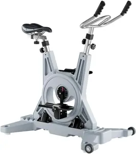 VINGLI Aquatic Bike with Adjustable Height, Stainless Steel Aquatic Bycircle with PU Seat, Pedals, Pool Exercise Water Bike for Rehab, Gyms, Hotel Hools, Wellness Centers, Private Pools