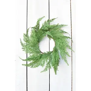 Small Cedar Wreath (4.5" Center Ring) CW2