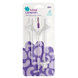 b.box + Lansinoh Replacement Straws + Cleaner