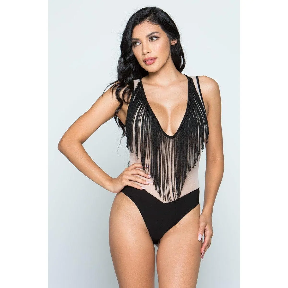 Plunge Neck Bodysuit