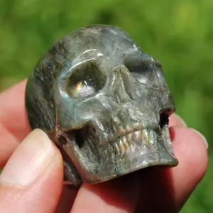 2in Labradorite Crystal Skull