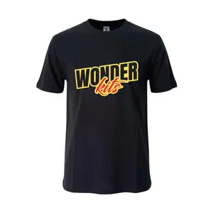 Wonder Kits Sports Youth T- Shirt - Black/Yellow
