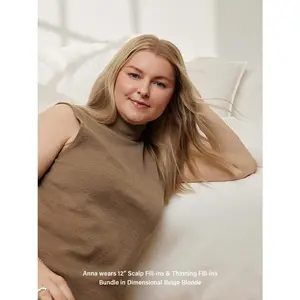 Luxy Hair 12" Jet Black Scalp & Thinning Hair Fill-Ins Bundle | 80g Human Hair Luxy Hair 12" Jet Black Scalp & Thinning Hair Fill-Ins Bundle | 80g Human Hair