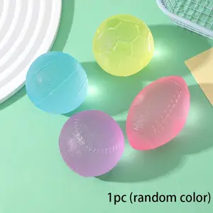 Maltose Solid Color Four Ball Pinching Music Football Basketball Decompression Toys, Fun Entertainment Office Worker Student Toys