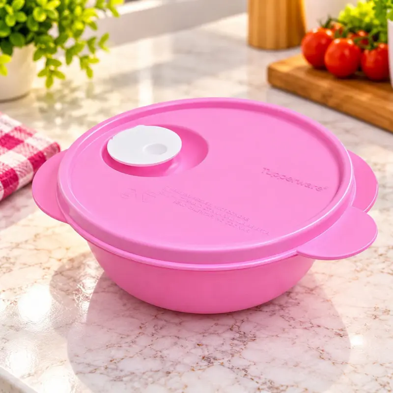 Microflash Plastic 560ml Preserving Container with Lid - Dishwasher Safe, Microwave Safe Kitchen Tableware Bowl for Home Food Storage