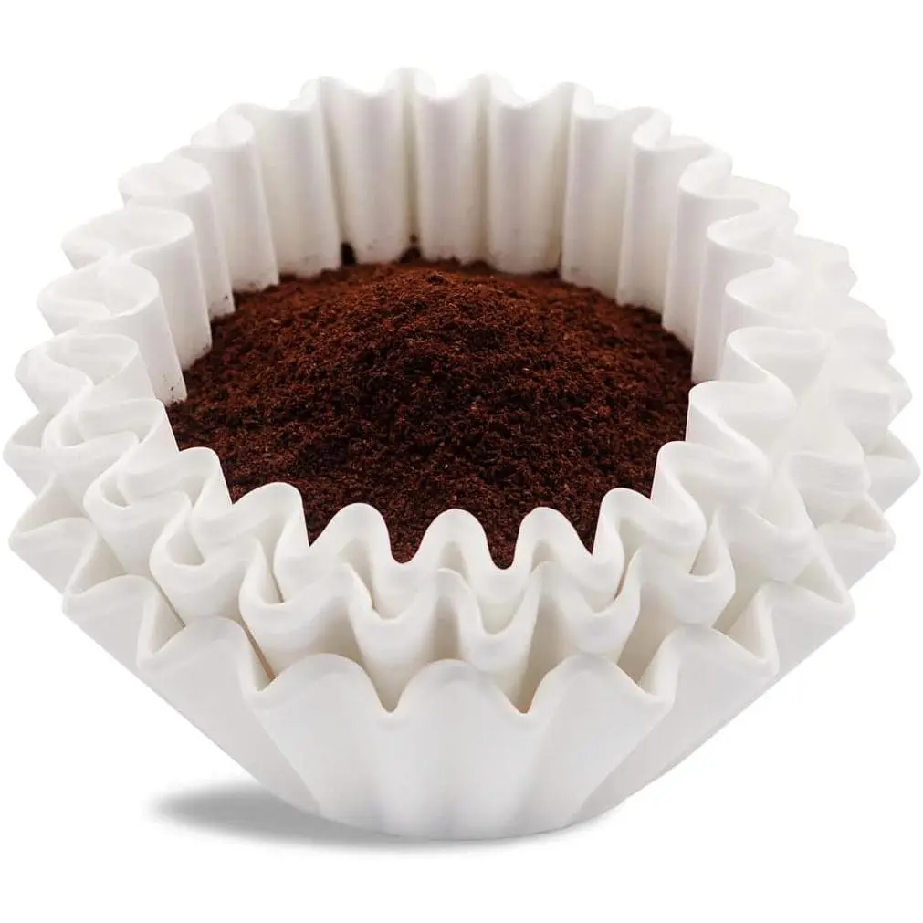 Coffee Filters 8-12 Cup, 7.875 inch x 3.25 inch, 100 Count Basket Coffee Filters, White Disposable 8 to 12 Cup Coffee Filter Paper