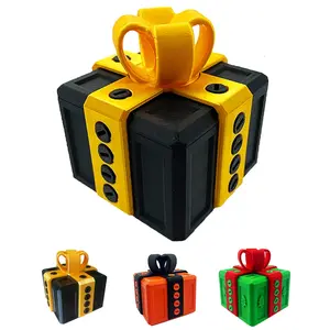 3D Annoyingly Funny Gift Box with Plastic Screws- Interactive Geometric Puzzle Novelty Gag Gift for Christmas,Birthdays, Hallowen-Durable Plastic Money Card, Prank Item-Screw Top Container Prank Gift Box