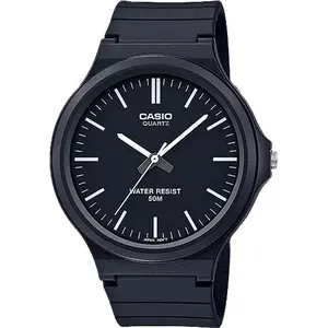 Casio Men's Casual Analog Watch with Black Dial - MW-240-1EV
