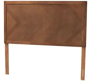 Terrian Ash Walnut Finished Wood Queen Size Headboard