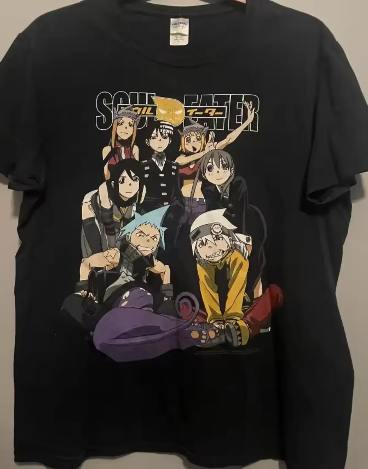 Vintage Soul Eater Death The Kid Guns Graphic T Shirt Unisex tee
