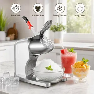 Premium Stainless Steel Ice Shaver | Electric Snow Cone Maker for Home & Parties | Perfect Summer Gift & Bar Tool summervibes