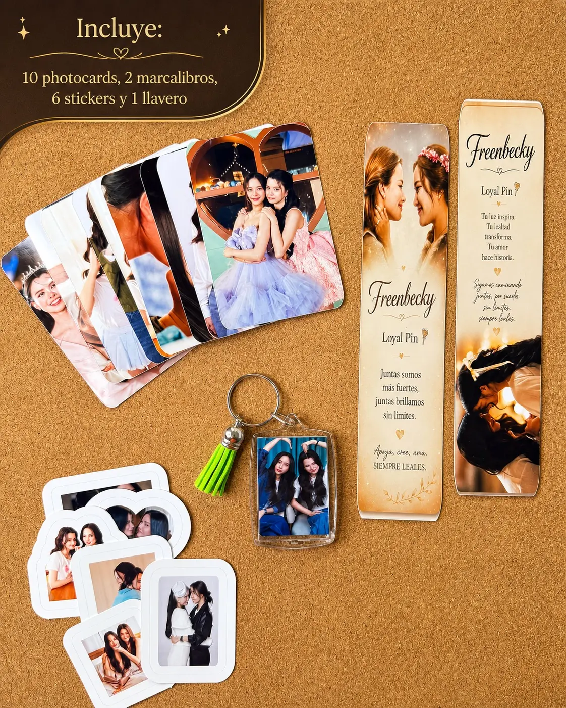 FreenBecky Arte GLBundle - Includes Photocards, Bookmarks, Stickers, and Keychain