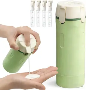 Travel 4-in-1 Toiletry Dispenser Bottle ️ | Leak-Proof Travel Organizer, Canister, Tin