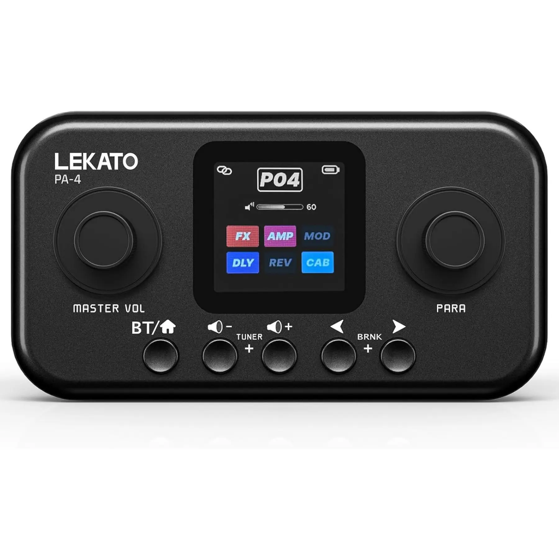 LEKATO Multi Guitar Effects with 6 Modules, 80 Presets, 20 Amp Modeling & IR Loading, Guitar Effects Processor with Tuning & Bank Modes, OTG USB Audio Interface for Guitarist Practice