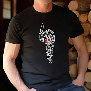 No More Stolen Sisters Red Hand Unisex - Red Sisterhood T-Shirt/Hoodie/Sweatshirt -  Native American Awareness Stolen Sisters -  Unisex Comfort Cotton Clothes Fabric Menswear Top