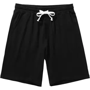 Men's Casual Shorts 8" Cotton Athletic Workout Shorts Lounge SweatShorts with PocketsGift