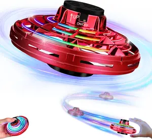 Vantexi Drone for Kids Flying Toys, 2026 Upgrade LED Fidget Spinner, Hand Operated Fidget Flying Spinner Toy for Indoor Outdoor, Christmas Birthday Gifts for 6 7 8 9 + Year Old Boys Girls