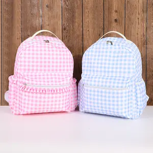 2025’s Viral MONOBLANKS Plaid Ruffle Backpack  Cute + Spacious | Fits Laptop, Books & Travel Essentials | Aesthetic School Bag Must-Have!Fits Laptop, Books & Travel Essentials/School / Travel/Cute + Aesthetic