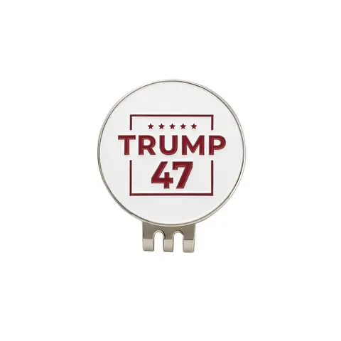 Curves & Clubs Premium Trump 47 Enhanced Visibility Golf Ball Markers (2-Pack) - Curves and Clubs Design, Essential Golf Gear, Supplemental Accessories for Casual Play