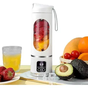 Digital Multimode Juicer Blender - Smart LED Display, Diet-Friendly, Leak-Proof Design for Smoothies, Liquid Diets, Shakes & Baby Food - Compact Portable Blender for Home & Travel, Built-in Lemon Juicer, Ideal Father's Day Gift, Back to School Deals 2025