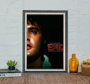 [Sale Up To 50%][No frame, Free Ship] EPiC Elvis Presley in Concert (2026) Movie Poster: Classic Film Art