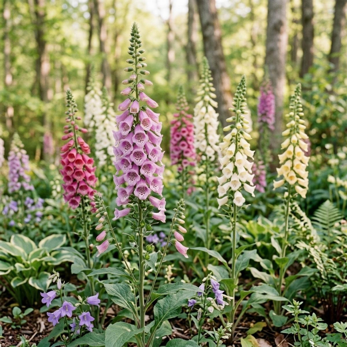 Non-GMO Digitalis Seeds for Flower Lovers Easy to Plant Perennial Flower Seeds for Garden Landscaping Attract Butterflies Bees Beautiful Blooms All Season