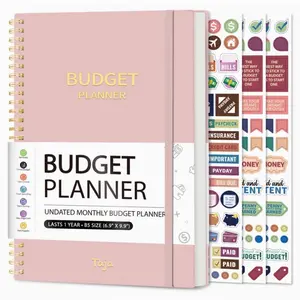 Budget Planner - Monthly Budget Book with Expense Tracker Notebook, Undated Bill Organizer & Finance Planner to Take Control of Your Money, Account Book to Manage Your Finances