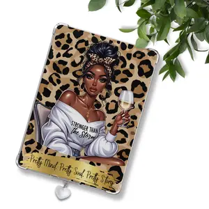 So Pretty Kindle Insert for Clear Case | Melanin Girl Aesthetic | Bookish Accessories