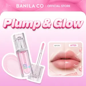 BANILA CO Volume Lip Plumper, Instant Pout Maximum Volume Lip Filler Effect, Glassy Shine Gloss, Clean Beauty Toxin-Free Formula, Hydrating Oil Infused for Smooth Lips, Viral Lip Hack, Glossy Stain for Women Men
